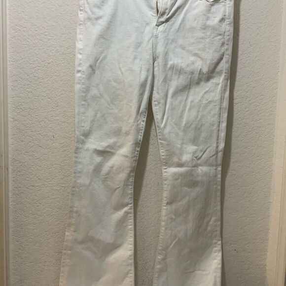 Frame Denim Le High Flare Jeans in Blanc White Sz 31 - Picture 5 of 13